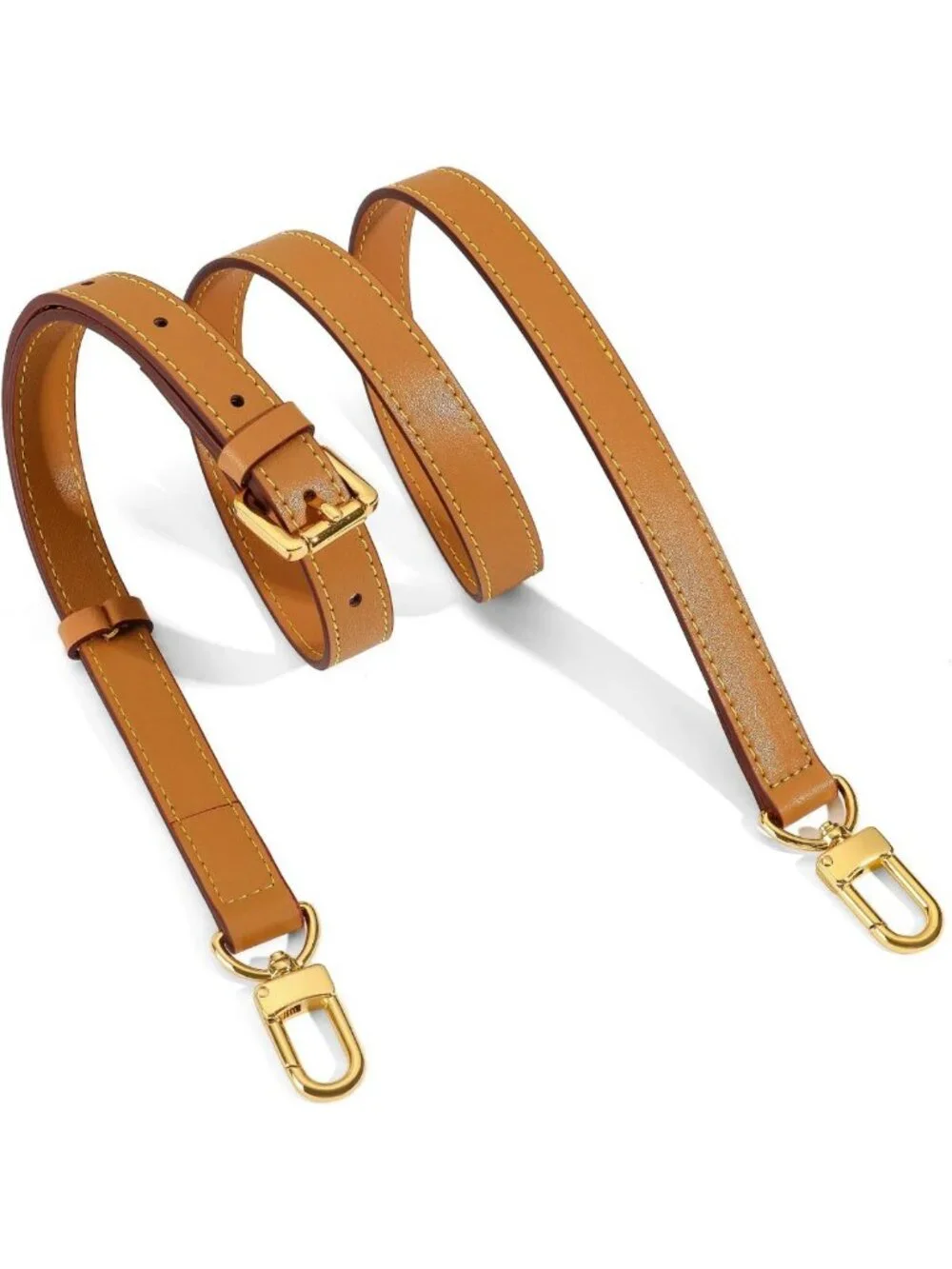 Adjustable Vachetta Leather Shoulder Strap for Handbags - Stylish Replacement